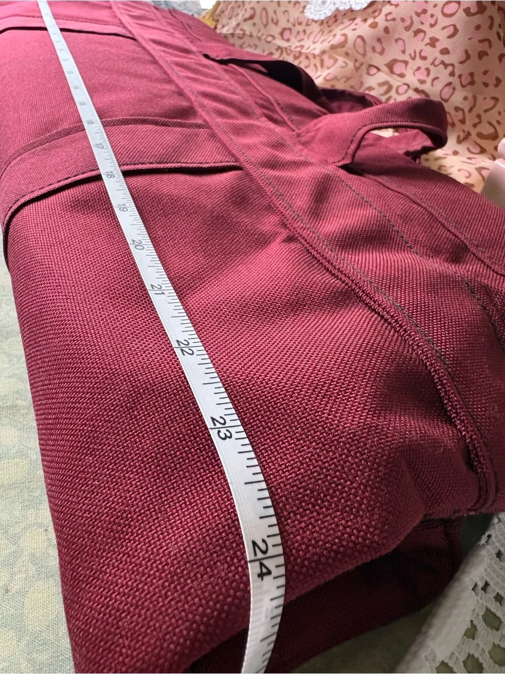 Large Canvas Locking Bag